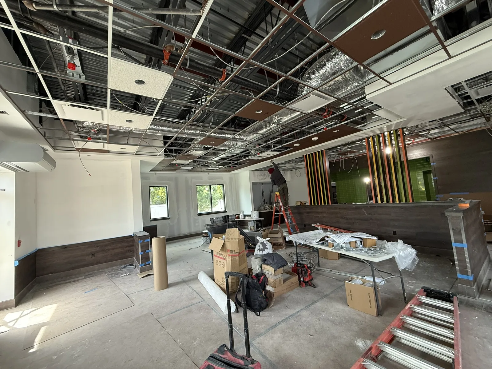 Commercial renovation interior