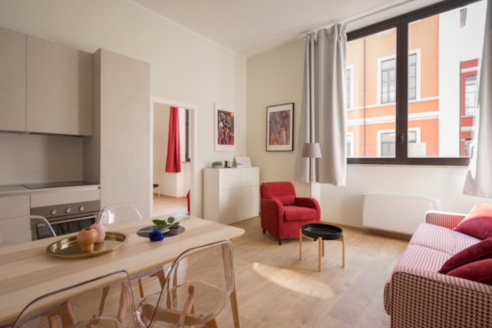 Renovated apartment interior