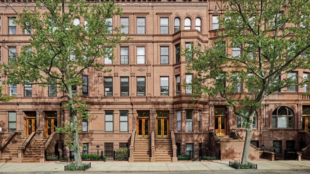 Brownstone renovation exterior