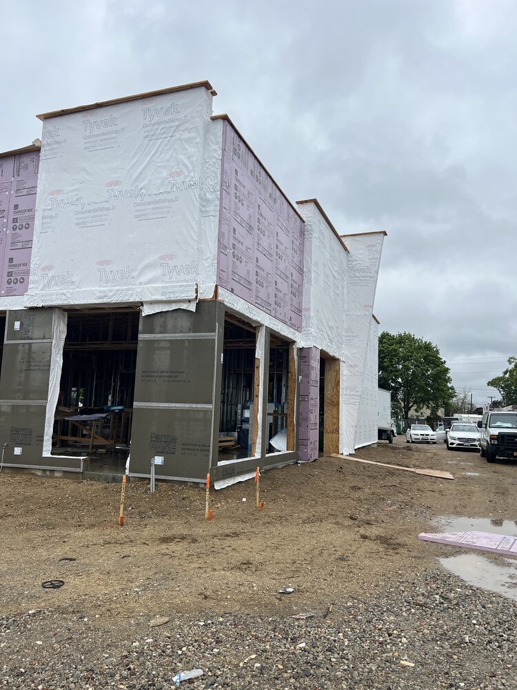 Storefront build-out in progress