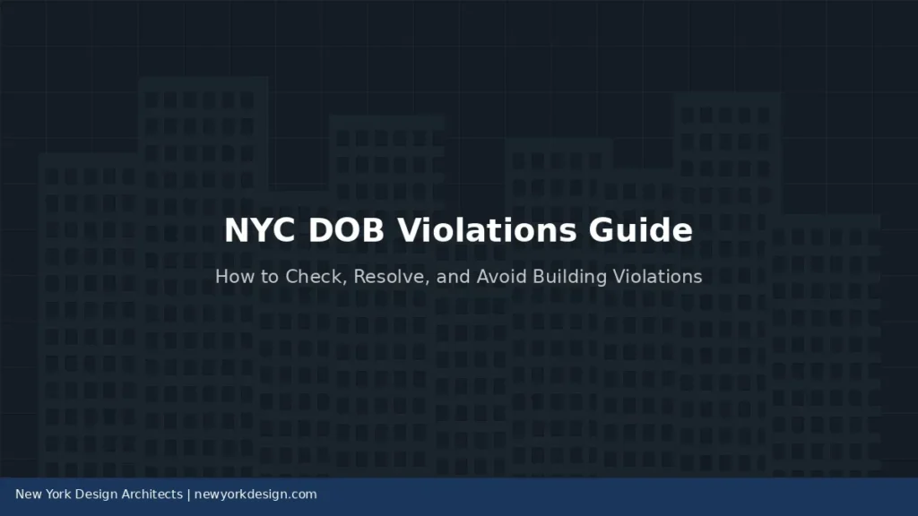 NYC Department of Buildings Violations: How to Check, Resolve, and Avoid Building Violations